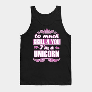 Unicorn Girls Fucking Plush Toy Gift Tank Top